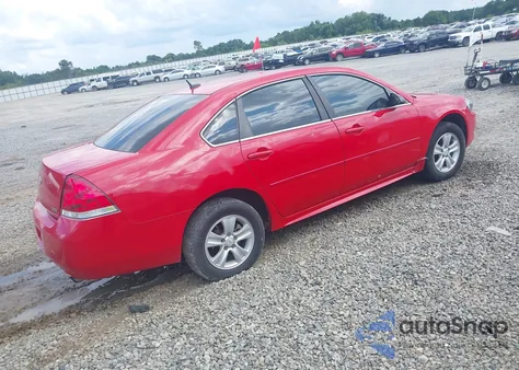 2013 Chevrolet Impala Ls из США, поврежденный, VIN 2G1WA5E35D1148395